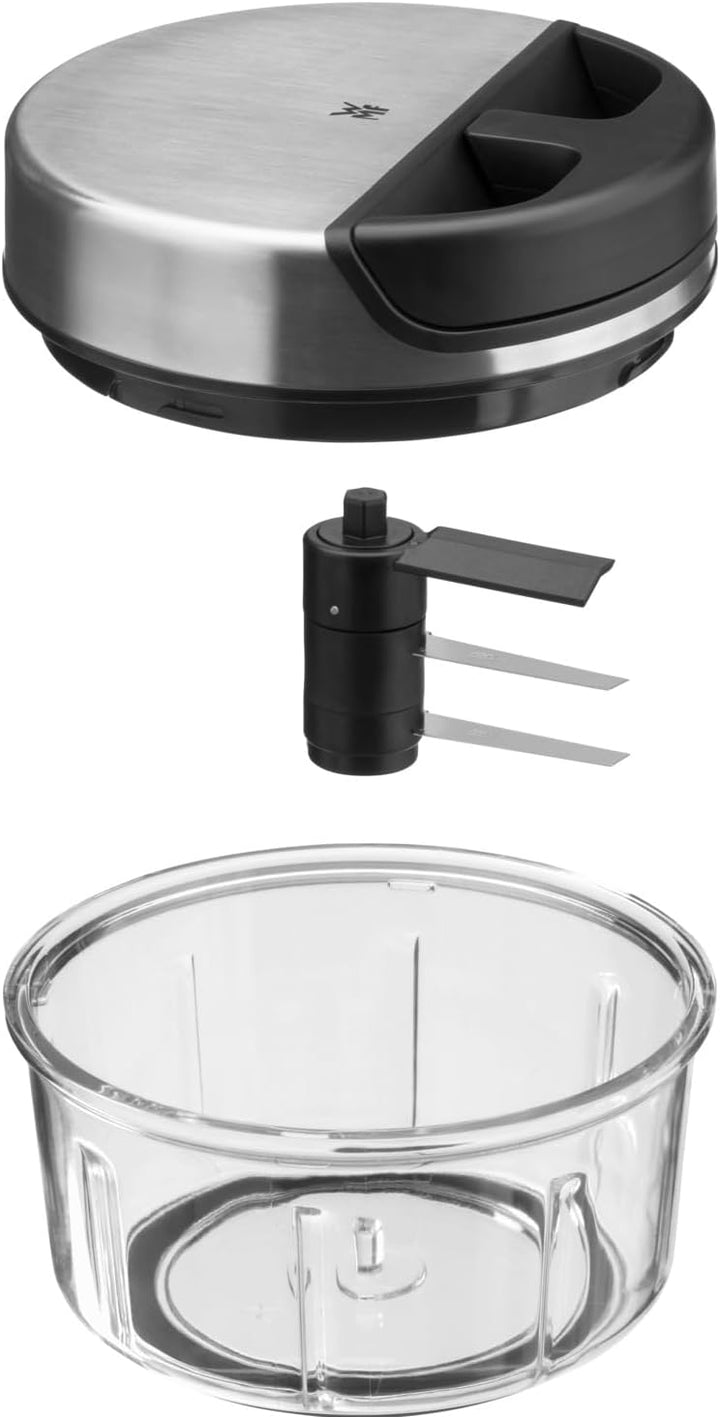 WMF Multi-Zerkleiner 650ml, manuell mit Seilzug, Kunststoff-Mixbehälter, ergonomischer Griff, Gemüse