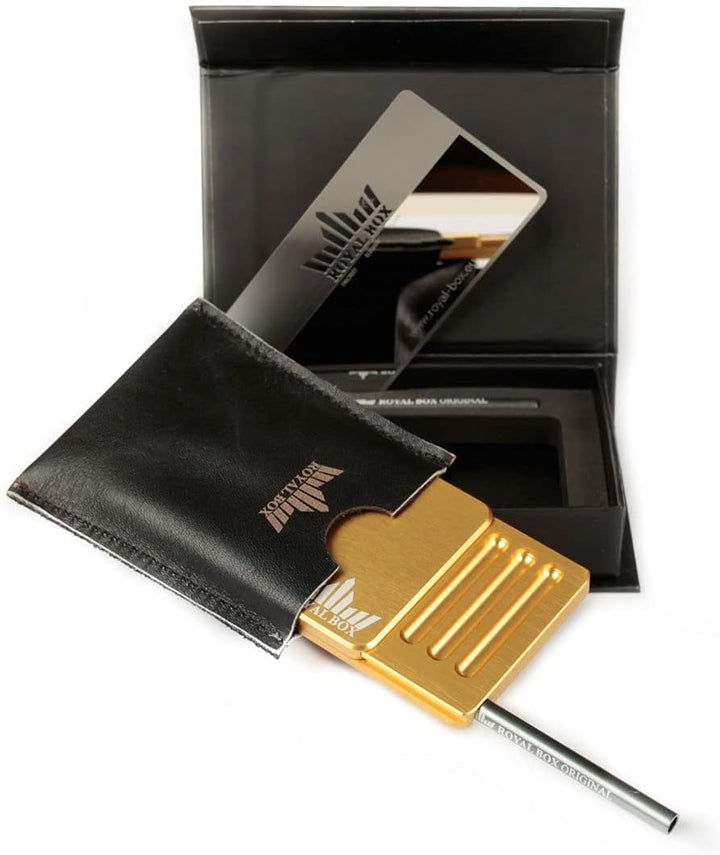 Royal Box Schnupfset - Sniff Kit - Gold Classic, Gold