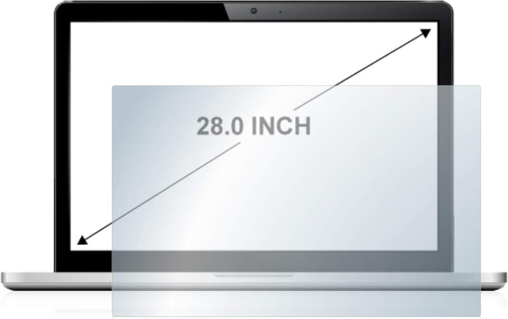 upscreen 28" Entspiegelungs-Schutzfolie für 28,0 Zoll Notebooks (71.1 cm) [594 x 371 mm, 16:10] – An