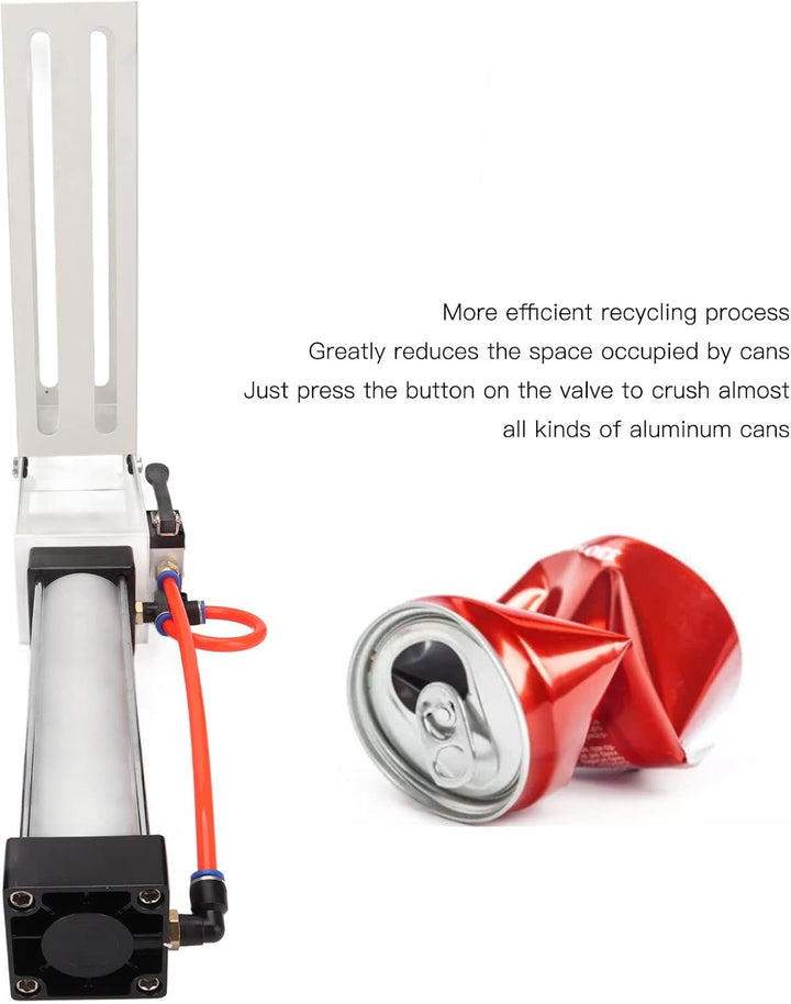 Hochleistungs-Dosenzerkleinerer aus Aluminiumlegierung, Wandmontierter Dosenzertrümmerer, Pneumatisc