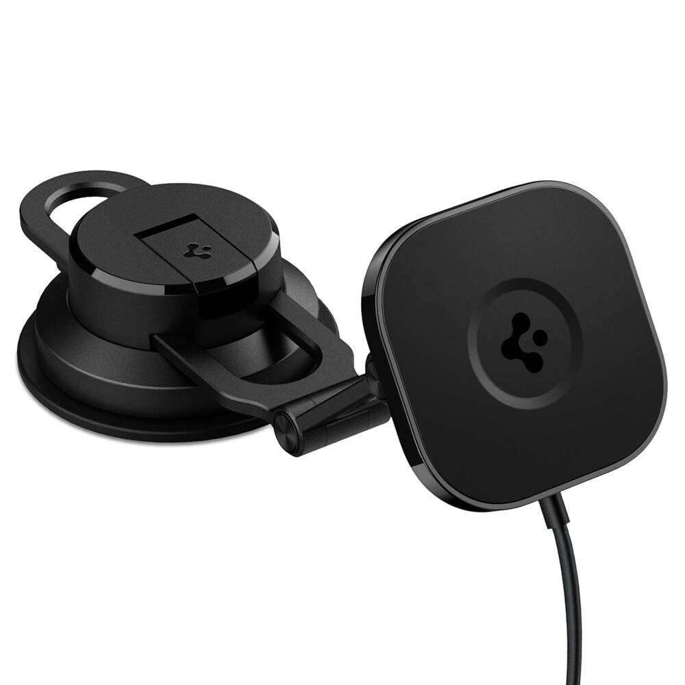 Spigen OneTap Pro 3 MagFit MagSafe Autohalterung Ladegerät, Magnetisches Kabelloses Auto Handyhalter