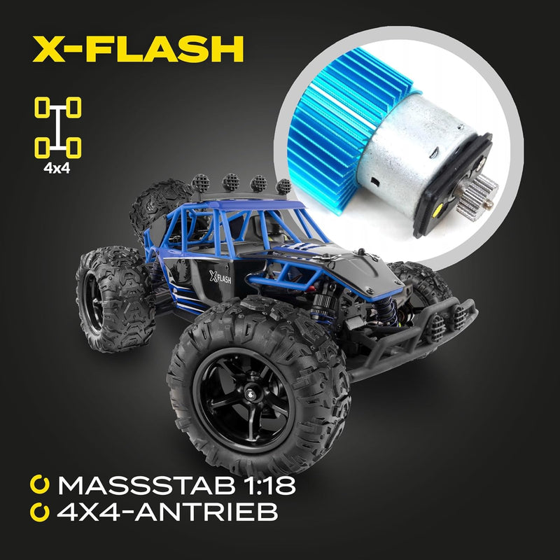 Overmax X-Flash Ferngesteuertes Auto RC Auto, Reichweite von 100 Meter, Geschwindigkeit bis zu 45 km