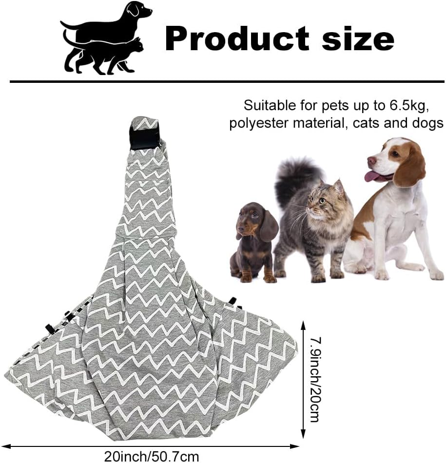 Lvjkes Tragetasche Hund, Faltbar Hunde Tragetasche, Einstellbar Hohe Kapazität Hundetragetasche, One