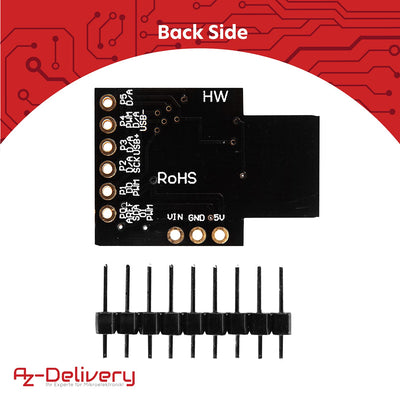 AZDelivery 25 x Digispark Rev.3 Kickstarter mit ATTiny85 und USB kompatibel mit Arduino inklusive E-