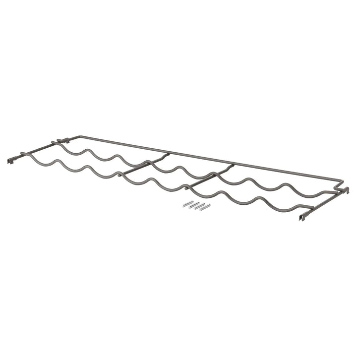 I-K-E-A Flaschenregal, 8 Flaschen, Wandmontage, Grau, 83 x 30 cm