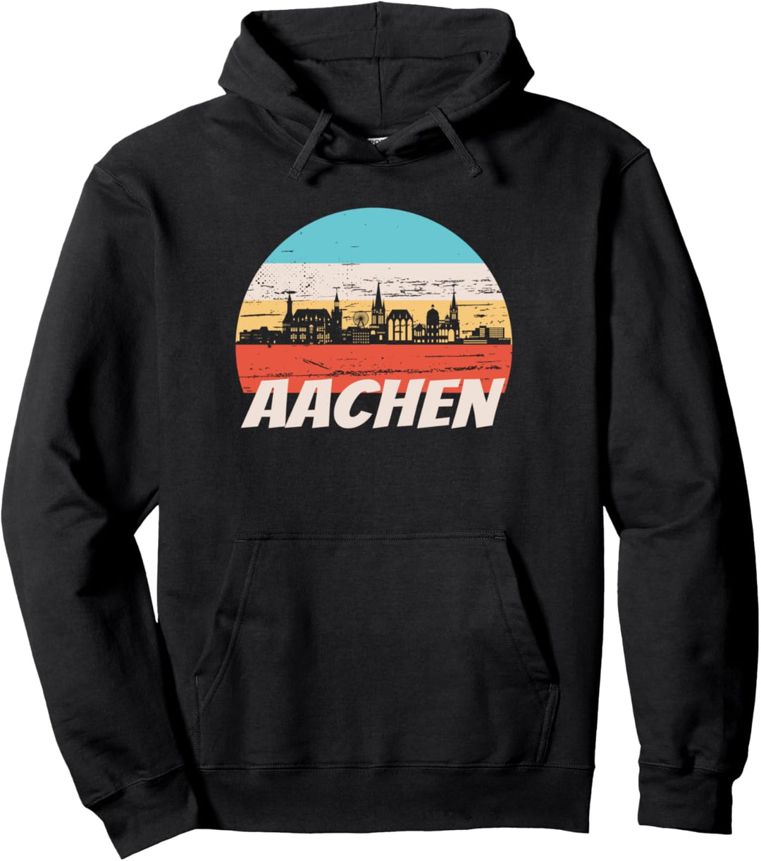 Retro Vintage Aachen Pullover Hoodie