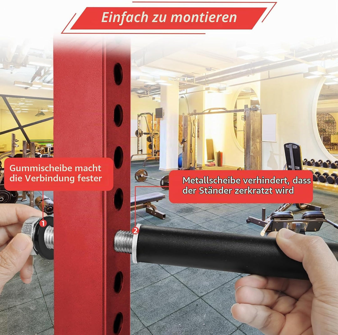 Hantelscheibenhalter Power Rack Befestigung, Langhantelständer Gewichtsplatten Halter Lagerung für 2