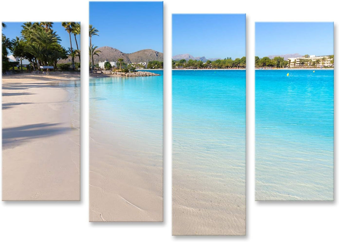 islandburner Bild auf Leinwand Platja De Alcudia Strand Mallorca Balearische Inseln Spanien Bilder W