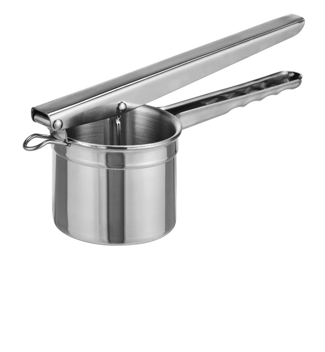 Gravidus Edelstahl Kartoffelpresse Spätzlepresse mit 3 auswechselbaren Locheinsätzen