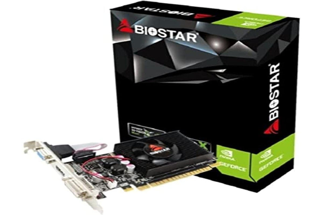 Biostar Nvidia Grafikkarte, kompatibel mit GeForce G210, 1 GB DDR3