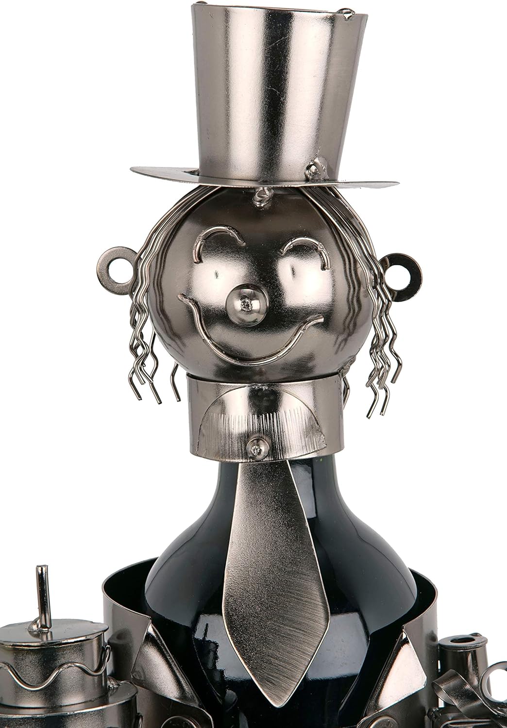 BRUBAKER Flaschenhalter Geburtstag Metall Skulptur Geschenk