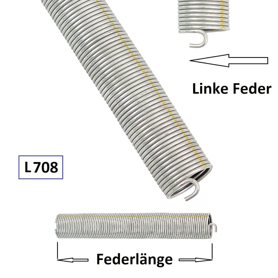 Torfeder Torsionsfeder f. Hörmann Garagentor L/R 700 701 702 703 704 705 (L708)