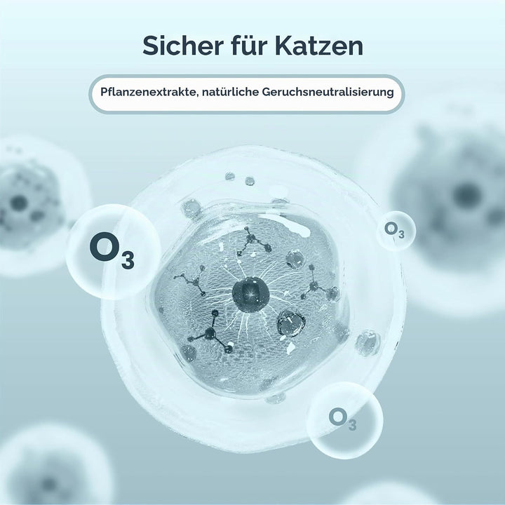 HHOLOVE Deodorant für Selbstreinigende Katzentoiletten, Pflanzenbestandteile, 4 Stück, Ozean Aroma B