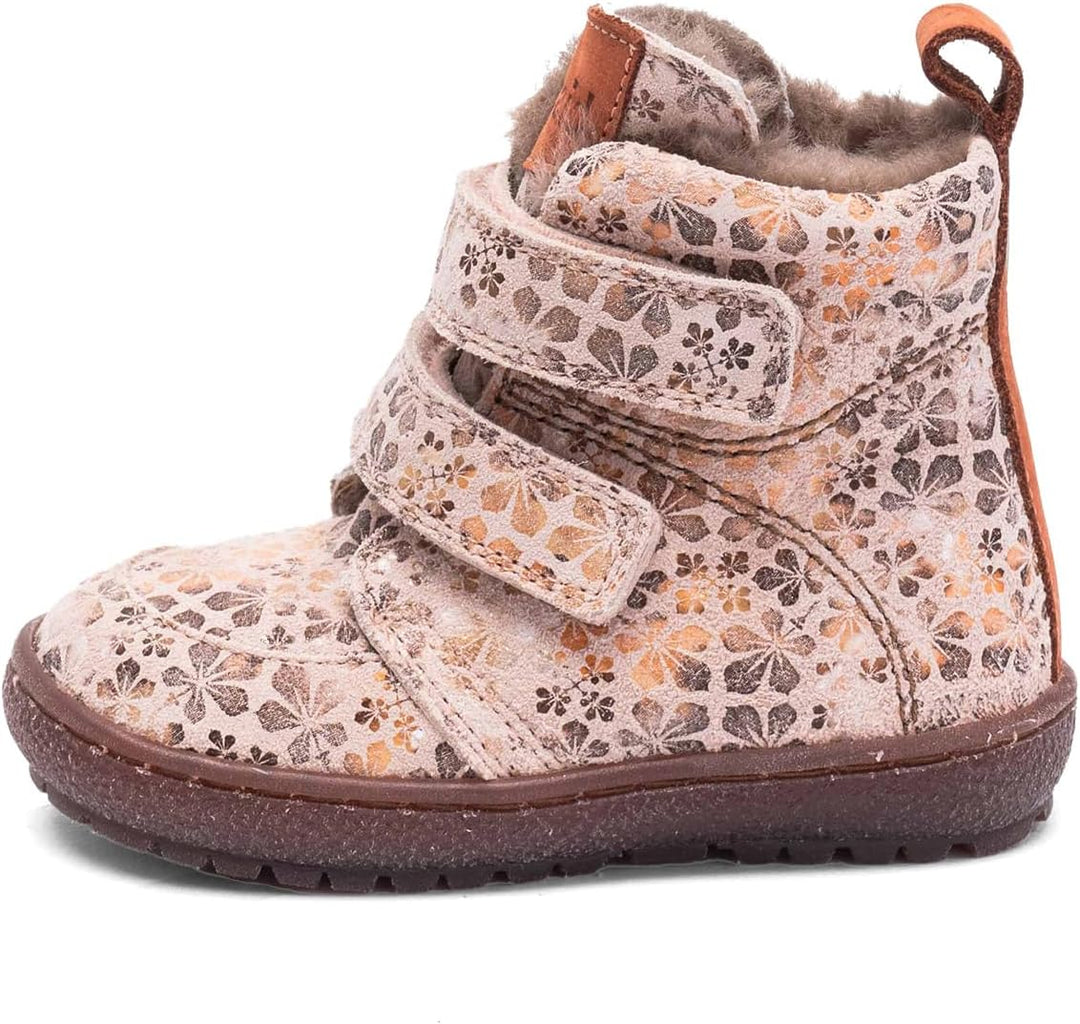 Bisgaard Unisex Kinder Storm LambFirst Walker Shoe 20 EU Nude Flower, 20 EU Nude Flower