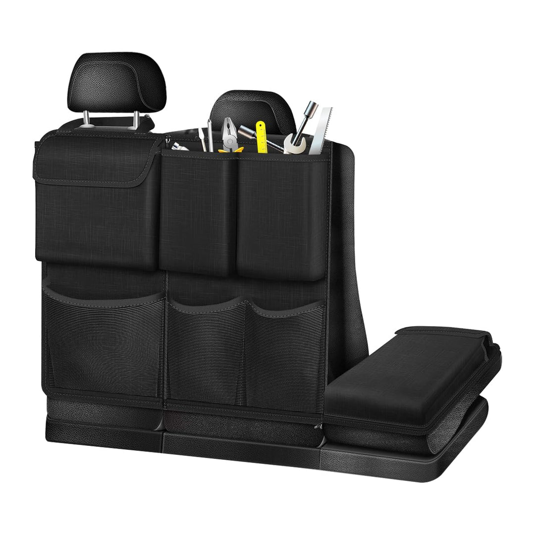 CGEAMDY Multifunktionale Auto Organizer Rücksitz, Kofferraum Organizer Auto, Oxford Tuch Auto Koffer