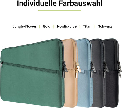 Artwizz Neoprene Sleeve PRO kompatibel mit MacBook Pro 14 (M3/M2/M1) - Schutzhülle mit Zubehör-Fach,