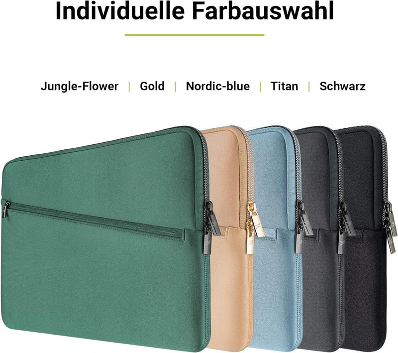 Artwizz Neoprene Sleeve PRO kompatibel mit MacBook Pro 14 (M3/M2/M1) - Schutzhülle mit Zubehör-Fach,