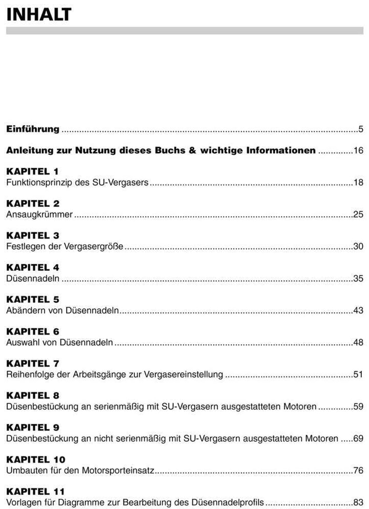 Praxishandbuch SU-Vergaser: Baureihen H, HD, HS, HIF, Gebundenes Buch