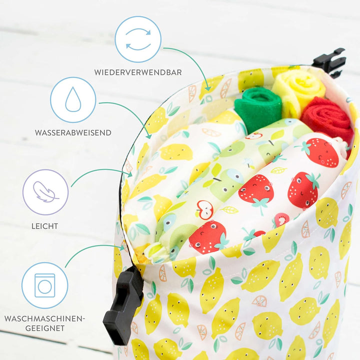 Bambino Mio, Wetbag, wasserfeste Tasche für unterwegs Wolke Sieben Single, Wolke Sieben Single