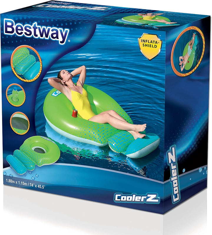 Bestway 43138 Coolerz Super Sprawler 188x115cm Schwimmsessel