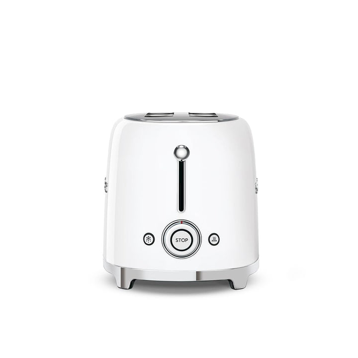 Smeg TSF02WHEU Toaster weiss, Metall, Weiss