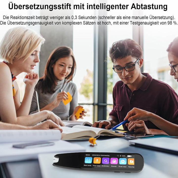 Sprachübersetzer, Übersetzungsgerät Offline-Scan-Übersetzung in 12 Sprachen, Online-Sprachübersetzun