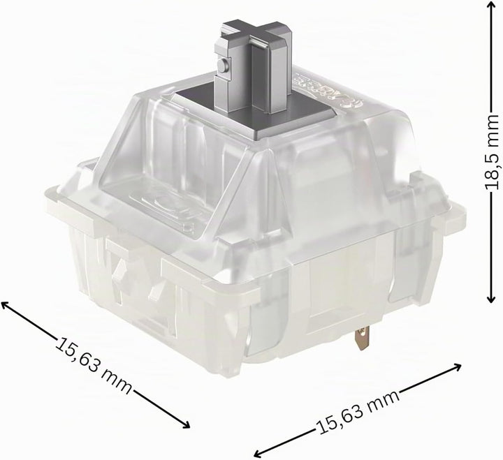 CHERRY MX RGB Speed Silver Switch Kit, 23 Mechanische Tastatur-Schalter, für DIY, Hot Swap oder Gami
