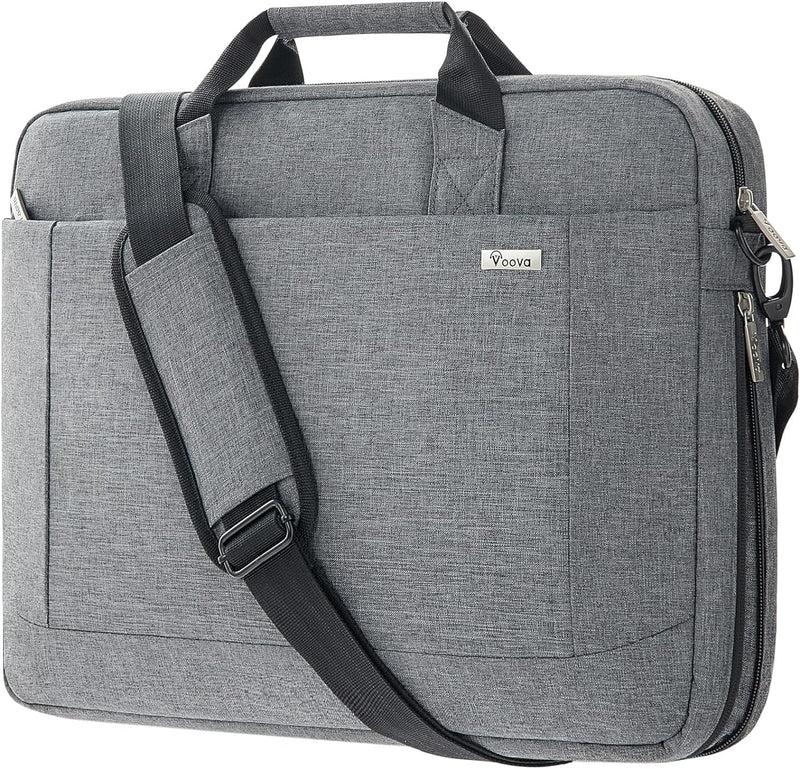 Voova grosse Laptoptasche für 14 15 15,6 16 Zoll Laptop, 30% mehr Kapazität, Innenfächer, verdickt w