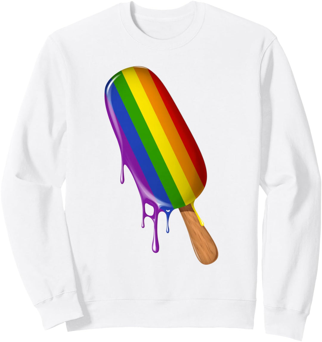 LGBT-T-Shirt-Unterstützung, Regenbogenflagge Gay Pride Sweatshirt