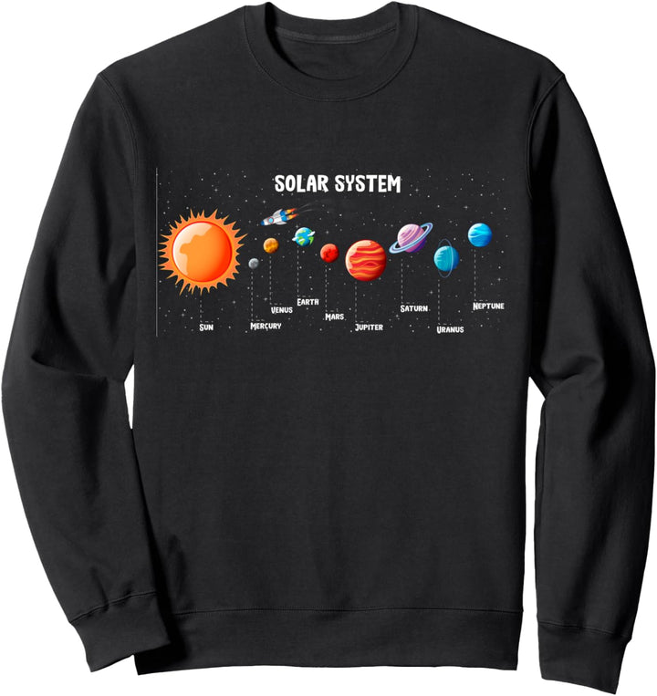 Erde aus dem Weltraum - Planeten, Sterne, Sonnensystem Sweatshirt