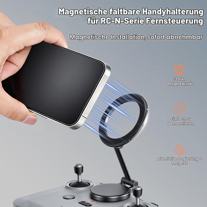 STARTRC Verstellbarer Magnetischer Handyhalter für Fernbedienung RC-N1/N2/N3, für DJI Neo 2/Mini 4K/
