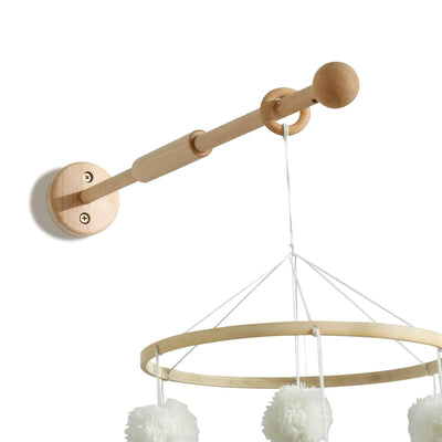 Promise Babe Baby Mobile Halterung Holz für Wand Montage, Babyzimmer Kinderzimmer DIY Baby Mobile Ha