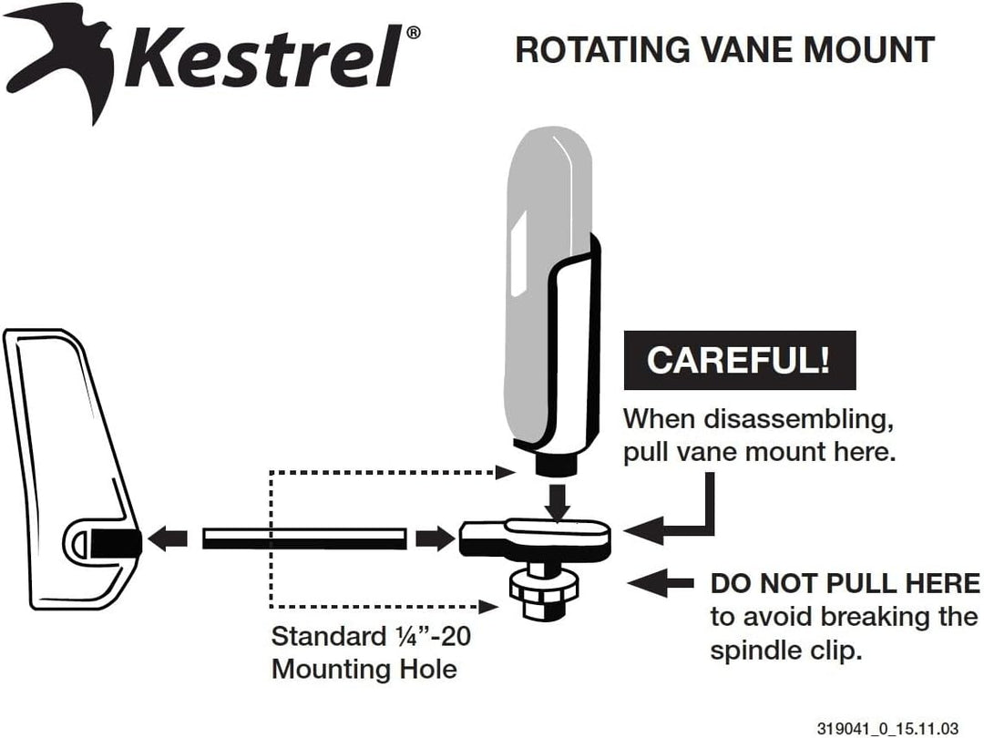 Kestrel Drop d3fw Professional Fire Wetter Tracker, orange