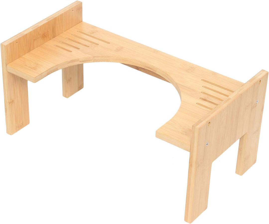 Toilettenhocker Erwachsene - 8 Zoll Toilettenhocker Holz - Klohocker Toiletten Hocker - WC Hocker To