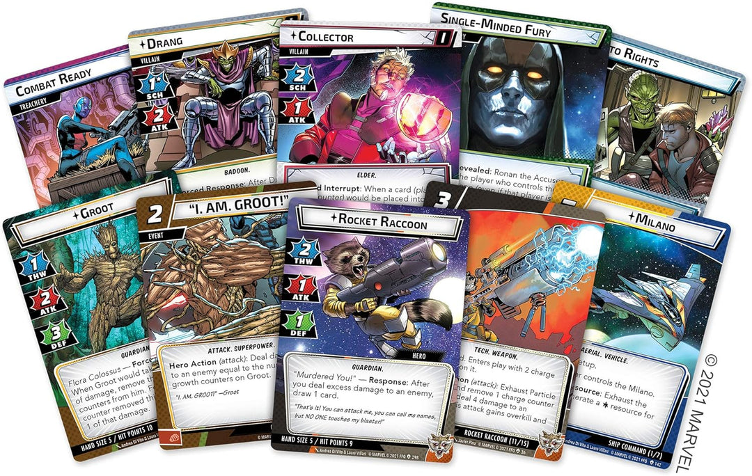 Fantasy Flight Games - Marvel Champions: Expansion: The Galaxy's Most Wanted Expansion - Card Game C