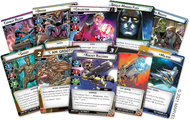 Fantasy Flight Games - Marvel Champions: Expansion: The Galaxy's Most Wanted Expansion - Card Game C