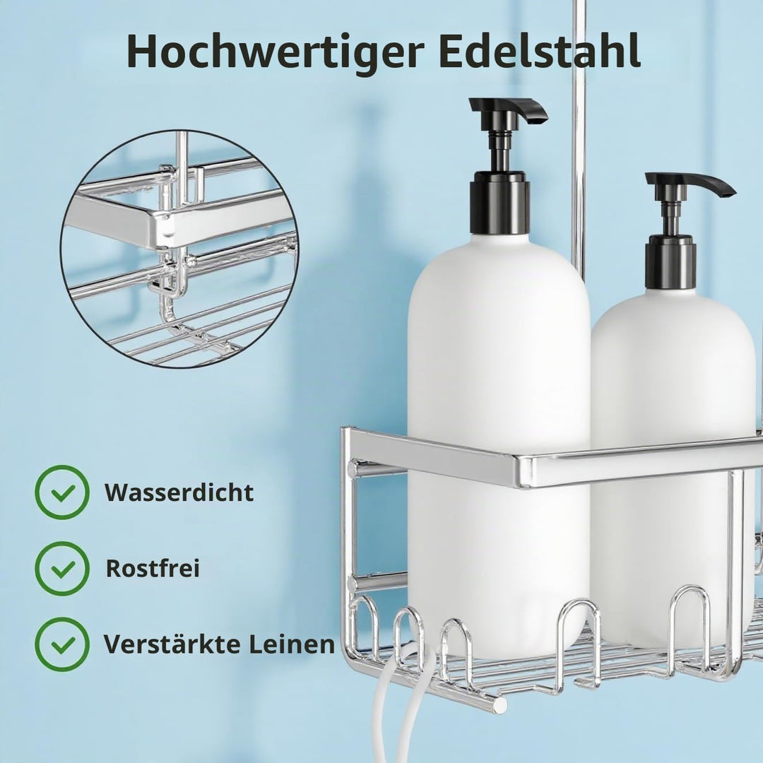 Duschablage Zum Hängen Duschablage Ohne Bohren - Duschregal Hängen Shampoo Halterung Für Dusche Dusc