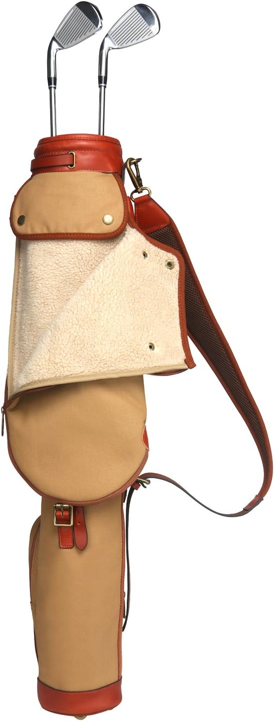 Tourbon wasserdichte Segeltuch-Tasche für Golfschläger, mit weichem gepolstertem Schultergurt Golf B