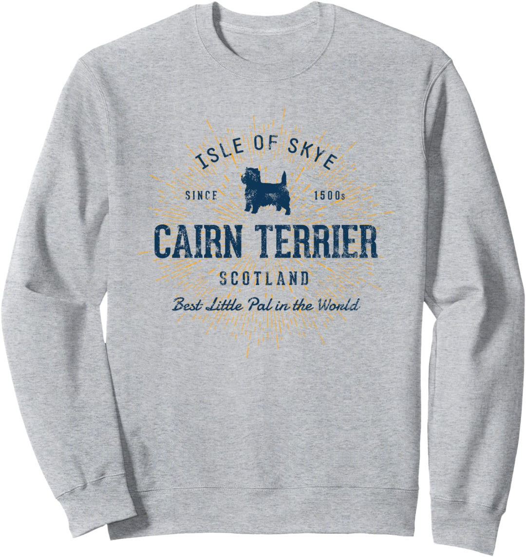 Cairn Terrier Geschenk Vintage Cairn Terrier Sweatshirt