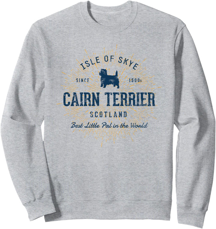Cairn Terrier Geschenk Vintage Cairn Terrier Sweatshirt