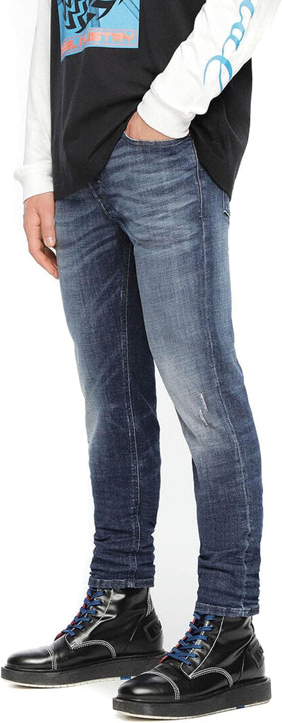 Diesel Herren Skinny Jeans 27W / 32L Blau 084ri, 27W / 32L Blau 084ri