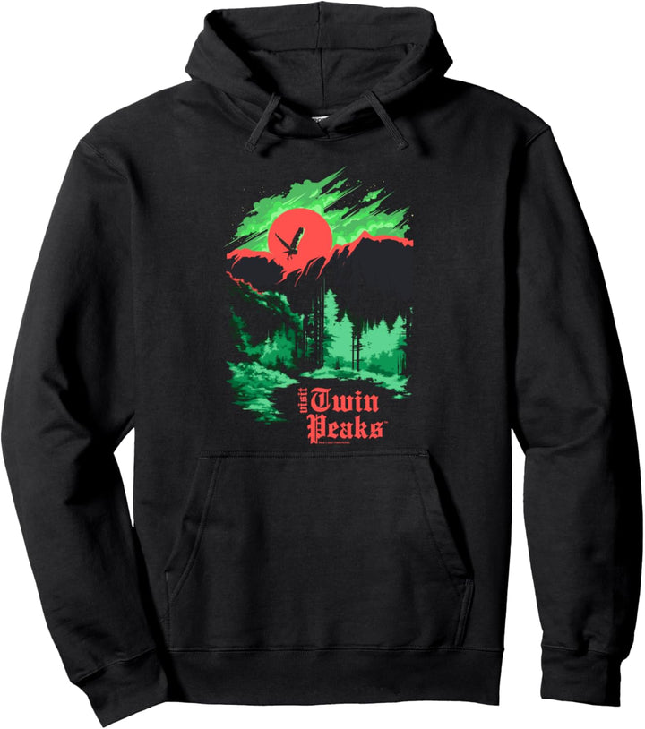 Transparentes dunkles Poster von Twin Peaks Pullover Hoodie