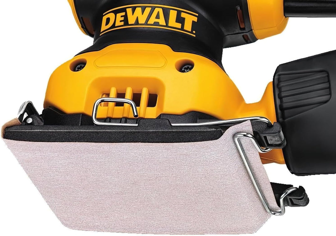 DeWalt Vibratiosnschleifer/ Schwingschleifer (230 Watt, Schwingkreis-ø 1.6 mm, Schleifplatte 108 x 1