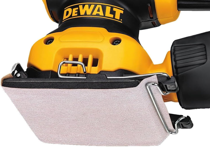DeWalt Vibratiosnschleifer/ Schwingschleifer (230 Watt, Schwingkreis-ø 1.6 mm, Schleifplatte 108 x 1