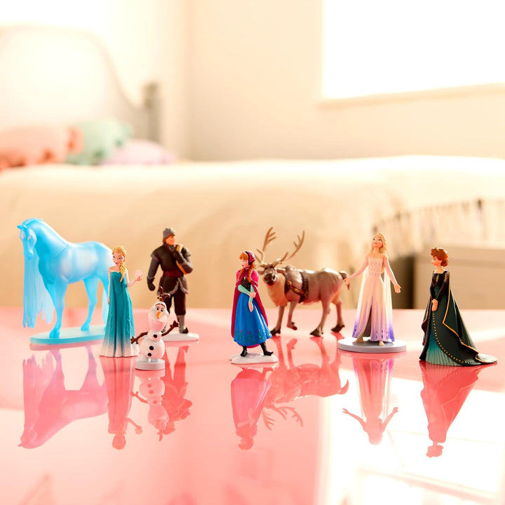 Disney Store Official - Die Eiskönigin - Völlig unverfroren - Spielzeugfigurenset - 8 Spielzeuge - M