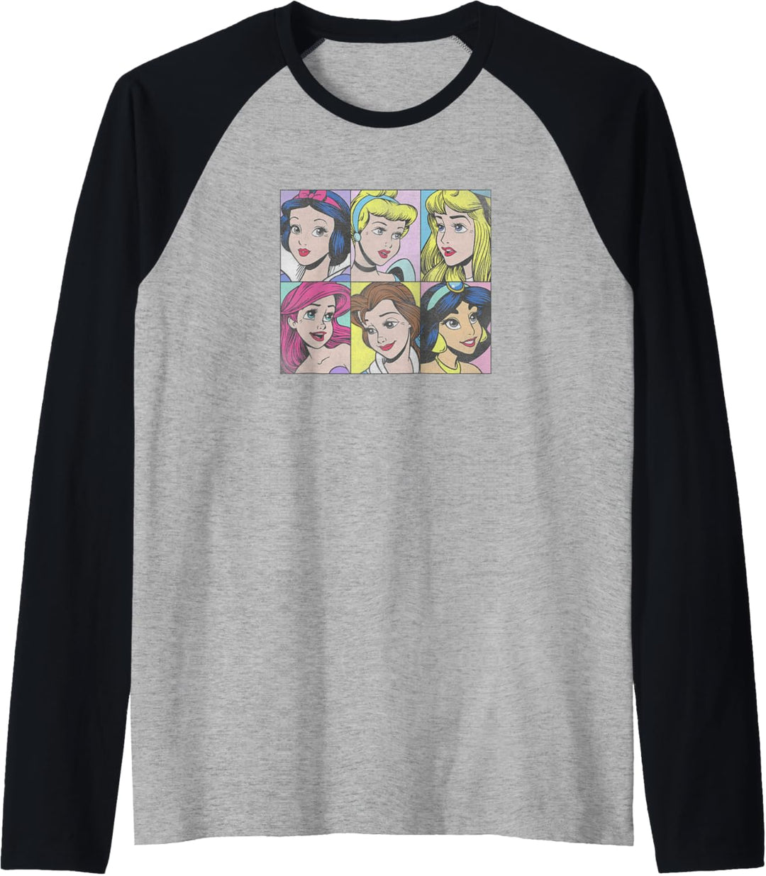 Disney Princess Pop Art Portraits Box Up Raglan
