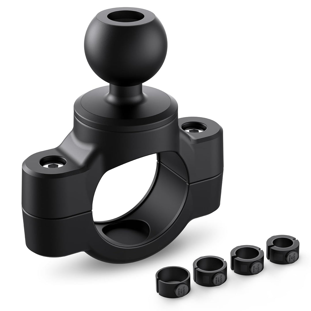 TUSITA Motorrad Halterung Lenker Schienenbasis mit B Grösse 1" Kugel - Klein