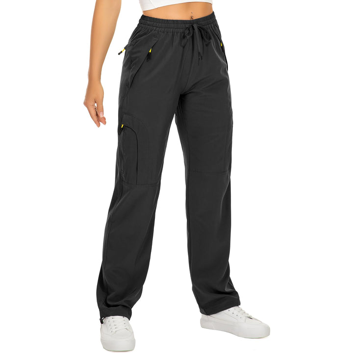 yeyity Wanderhose Damen Leichter Quick Dry Outdoorhose Atmungsaktiv Cargohose UV-Schutz Trekkinghose