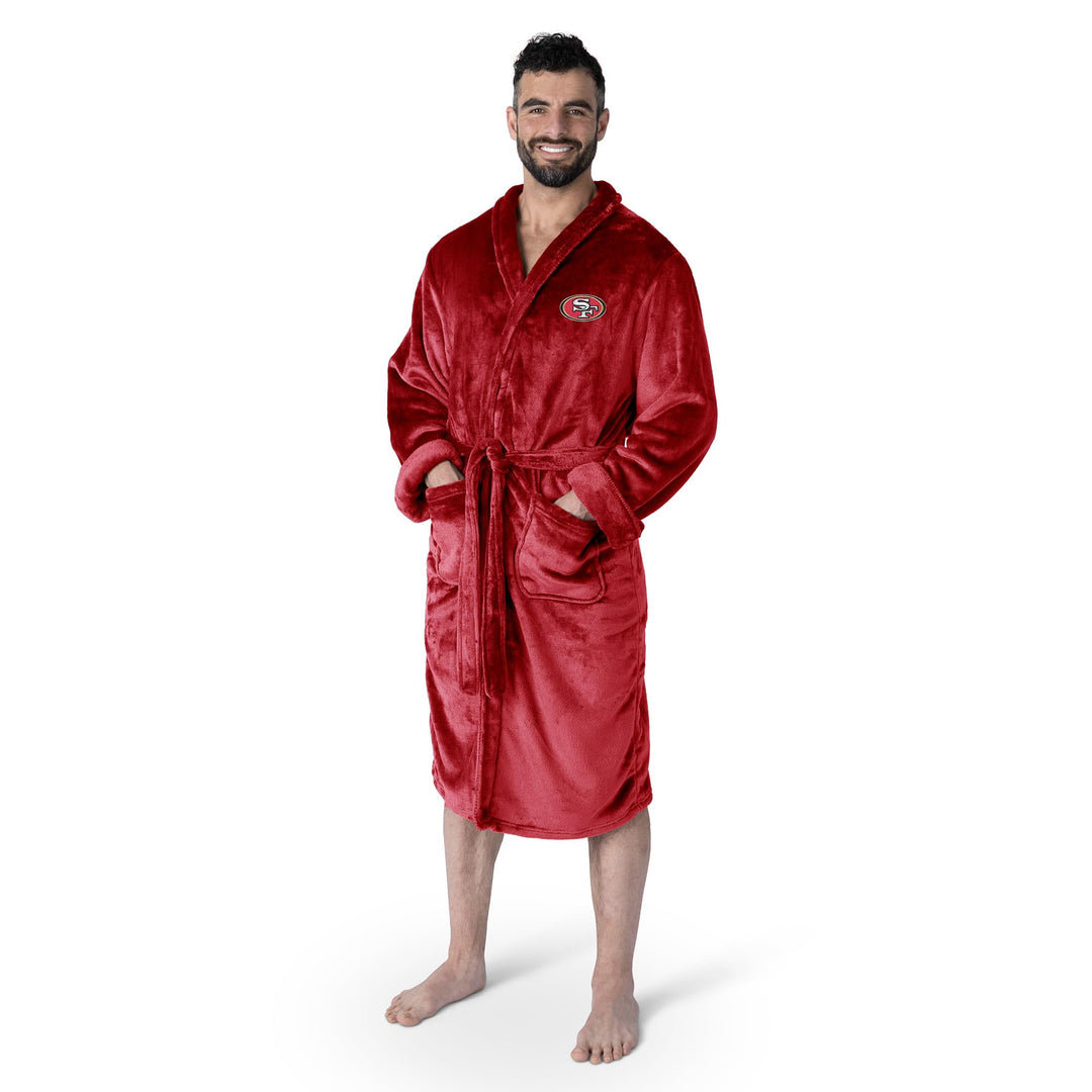 The Northwest Group Unisex NFL Silk Touch Lounge-Bademantel NFL Silk Touch Lounge-Bademantel L-XL Ro