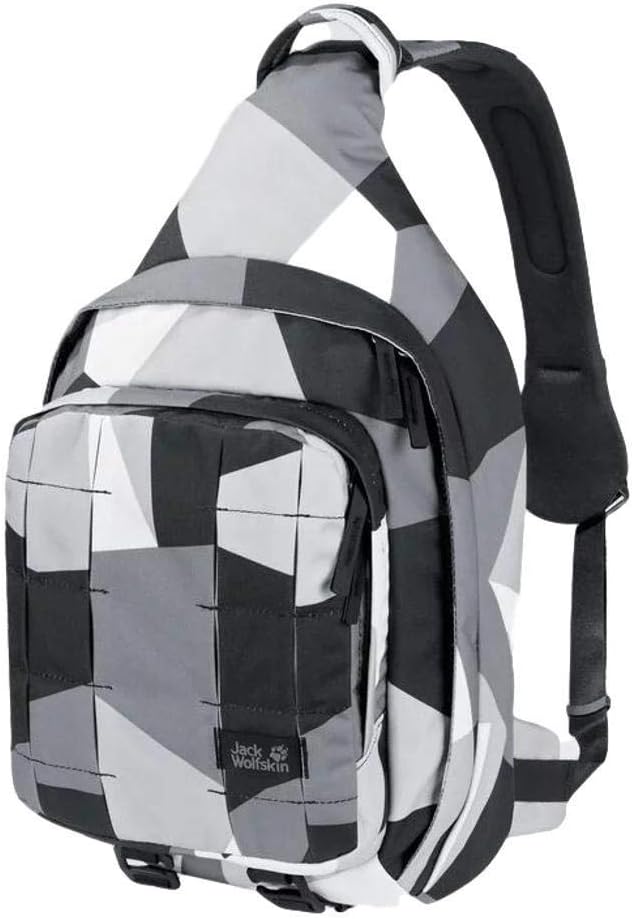 Jack Wolfskin Unisex Trt 10 Rucksack Einheitsgrösse Grey Geo Block, Einheitsgrösse Grey Geo Block